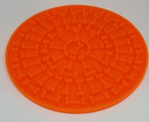 CODY PET mata OKRĄGŁA DUŻA pomarańczowa 20x0,7 cm