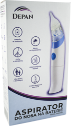 Aspirator do nosa na baterie DEPAN