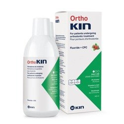OrthoKIN płyn do płukania jamy ustnej truskawkowo-miętowy 500 ml