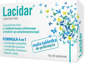 Lacidar 20 tabletek