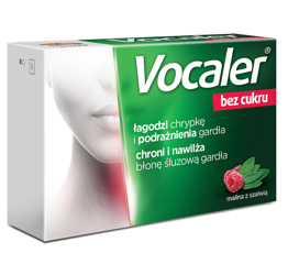 Vocaler bez cukru 12 pastylki do ssania