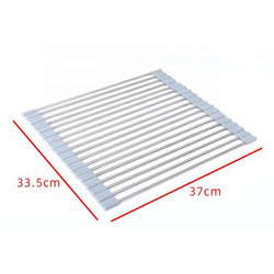 CODY KITCHEN Zwijana mata silikonowo - stalowa do zlewozmywaków S – 52 x 22cm