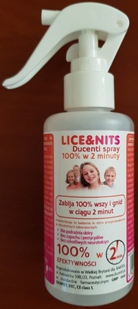 Lice&Nits Ducenti Spray likwidujący wszy i gnidy w 2 minuty 120ml