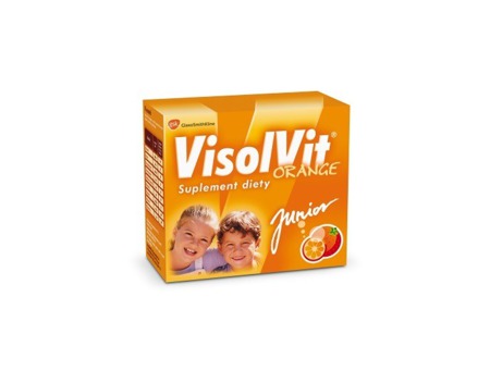 Visolvit Junior 10 saszetek o smaku pomarańczowym